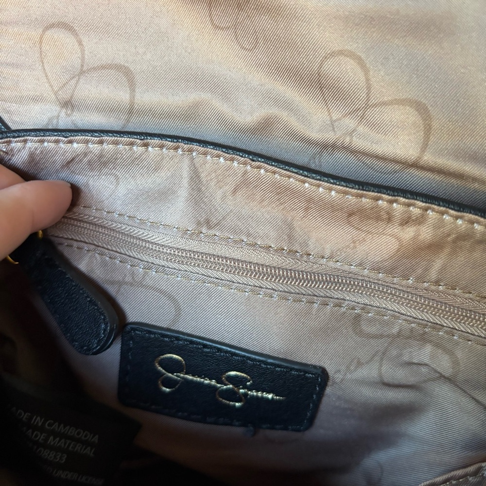 Jessica Simpson Black and Brown Zebra Crossbody - Picture 9 of 13